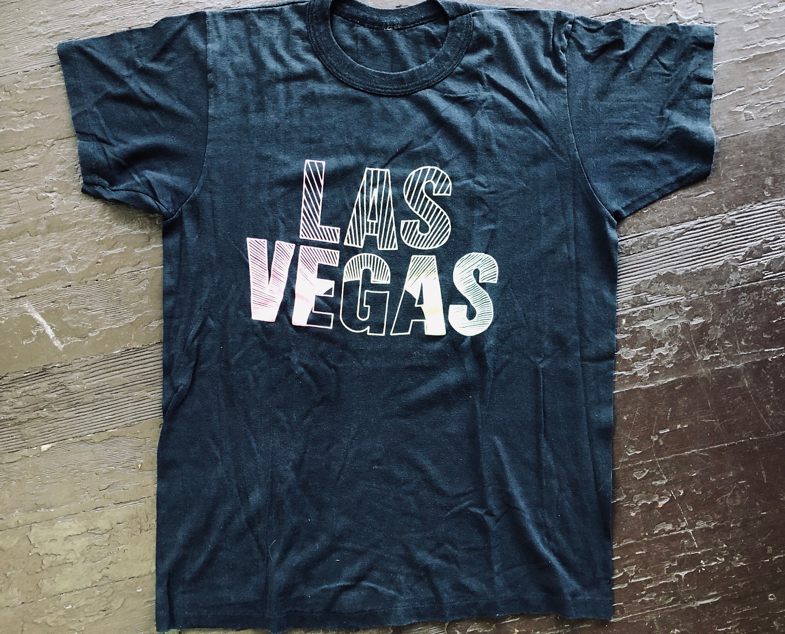 Vintage Graphic T Shirt Las Vegas Etsy México