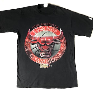 Vintage Chicago Bulls 1998 NBA Champions T-Shirt Youth size L