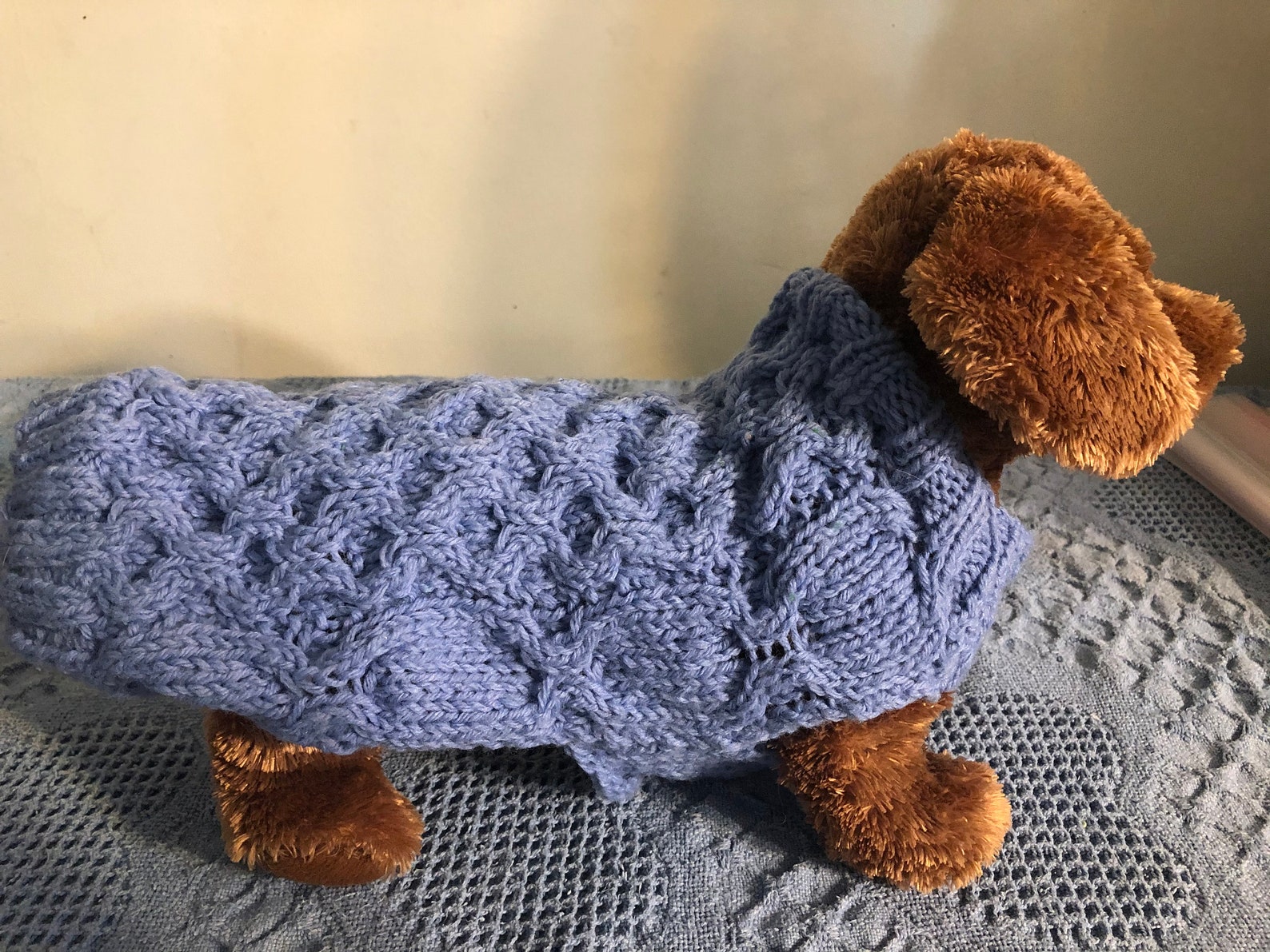 Medium Knitted Dog Sweaters Dog Clothes Pet Sweater Canine Etsy