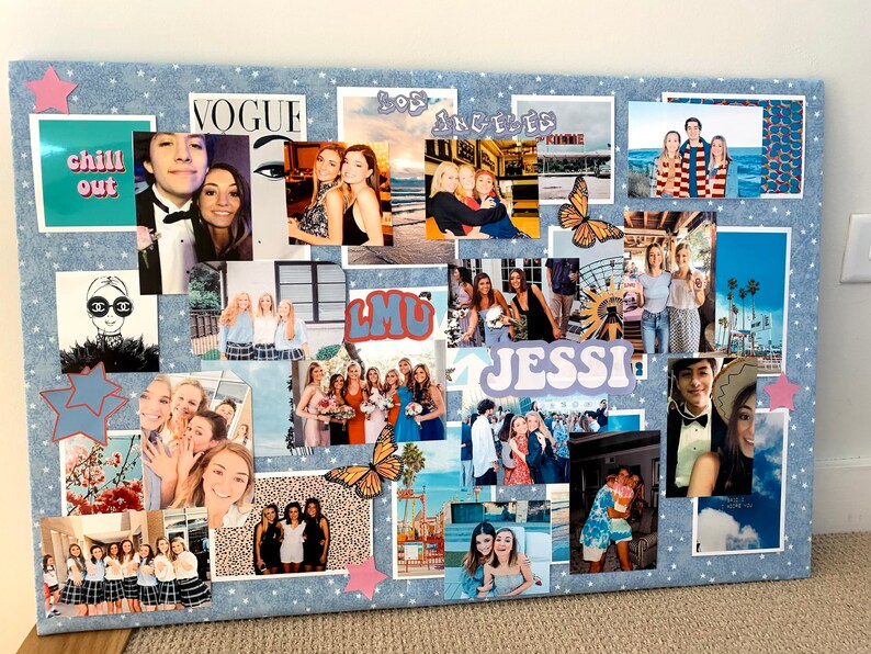 Custom Bulletin Board for Dorm Etsy