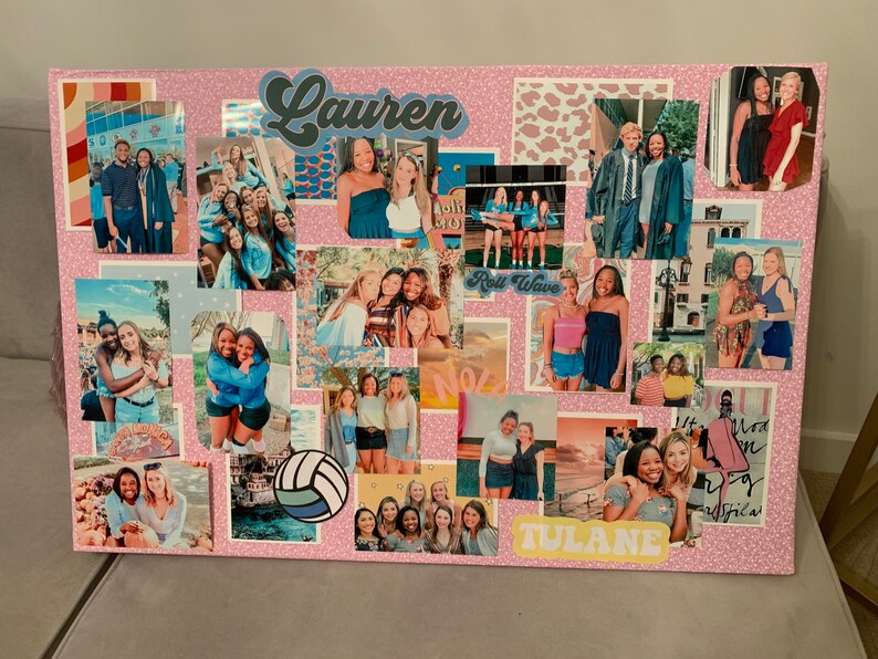 Custom Bulletin Board for Dorm Etsy