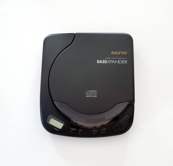 Vintage Sanyo CDP-47 Compact Portable CD Player With