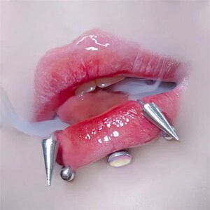 Smiley piercing jewelry fangs deals