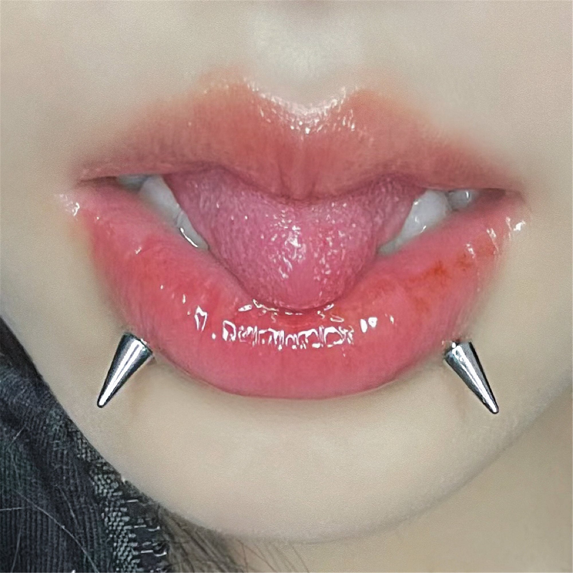 Snake bite tongue piercing hotsell rings