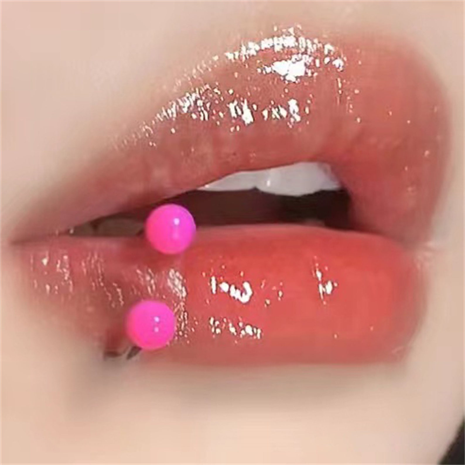 Acrylic Horseshoe Lip Ring Lip Piercing Nose Ring Eyebrow Etsy