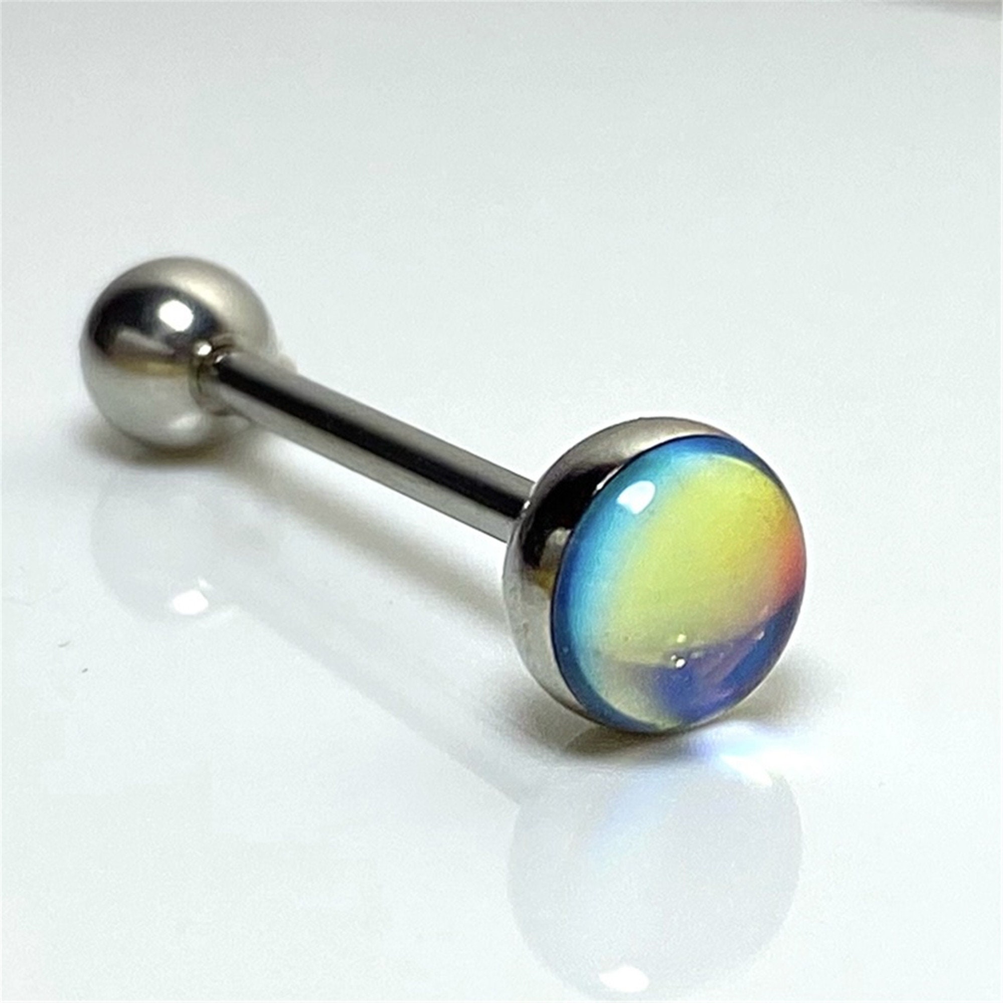 5 Style Shiny Tongue Stud Cool Tongue Ring Titanium Steel Etsy