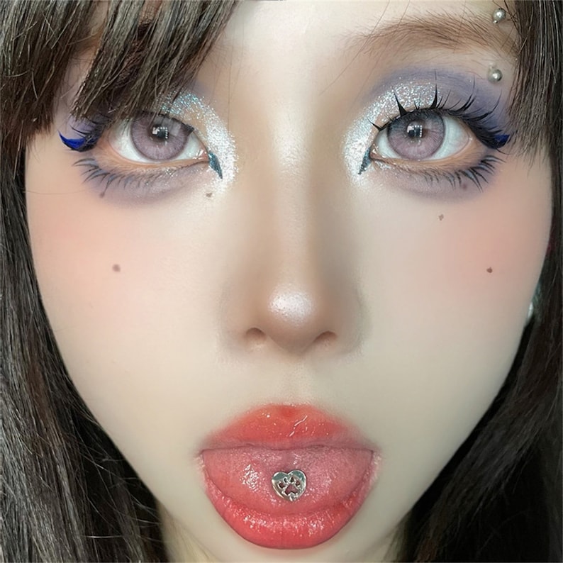 Bear Paw Tongue Stud Cute Tongue Ring Tongue Etsy