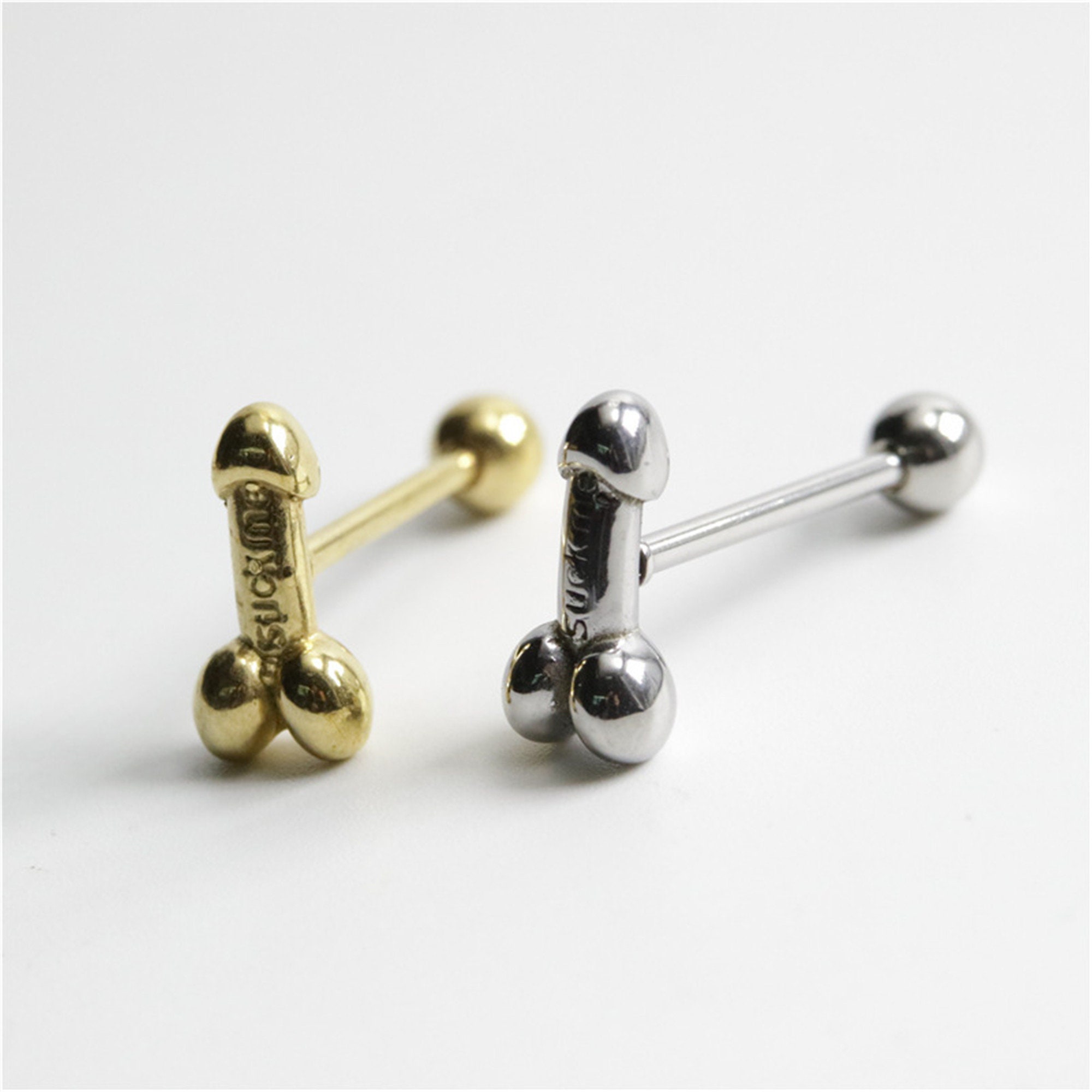 Tongue Barbel Cool Tongue Ring Titanium Steel Tongue Stud