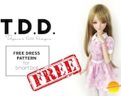 Smart Doll Free PATTERN. Video tutorial on how to make it and PDF file with doll dress pattern.