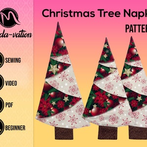 TOVAGLIOLO DI NATALE - Il tutorial sui tovaglioli piegati più semplice di SEMPRE! Adatto ai principianti. Tovagliolo dell'albero di Natale