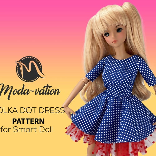 Doll Clothes Patterns Pdf. Sewing Pattern Dress With Smocking - Etsy