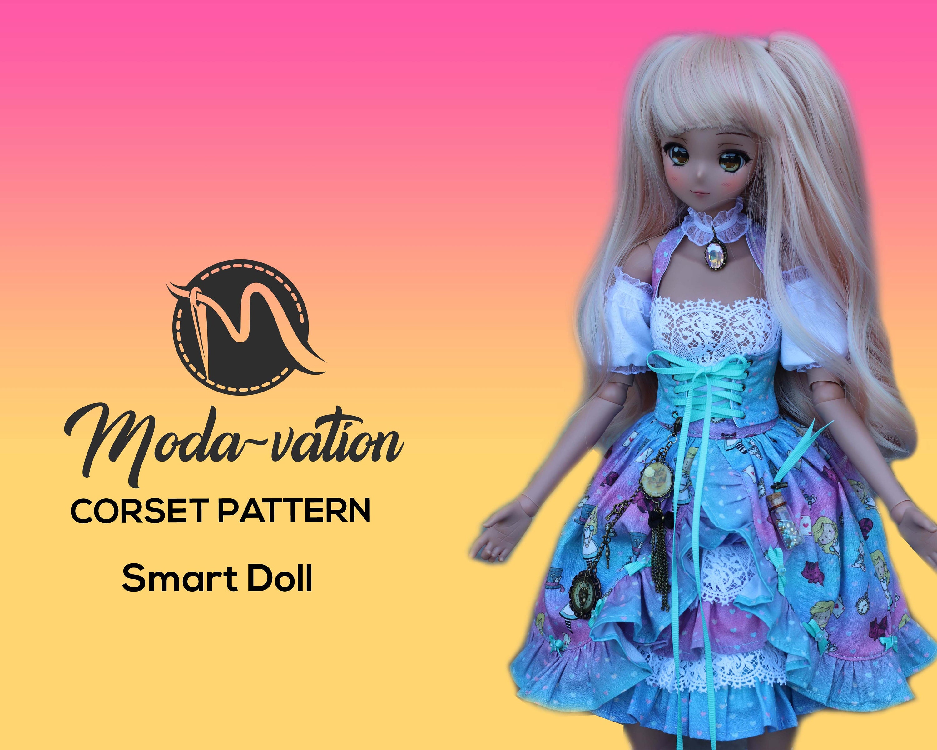 Toys Dolls & Action Figures Smart Doll clothes Sewing Pattern for Smart