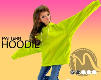 Smart Doll Oversized Hoodie Sewing Pattern (PDF)