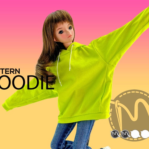 Smart Doll Oversized Hoodie Pattern. PDF File. Doll Clothes Etsy