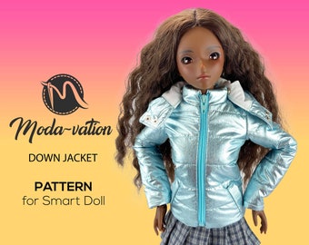 Down Jacket Pattern for Smart Doll (PDF)
