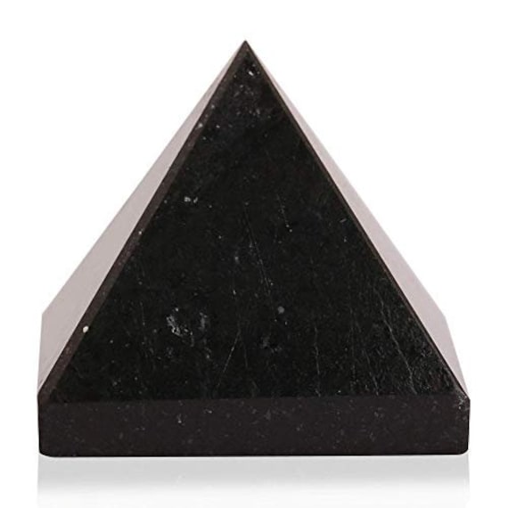 Pyrite Chakra Healing Crystal Pyramid Metaphysical Stone Figurine 25 MM