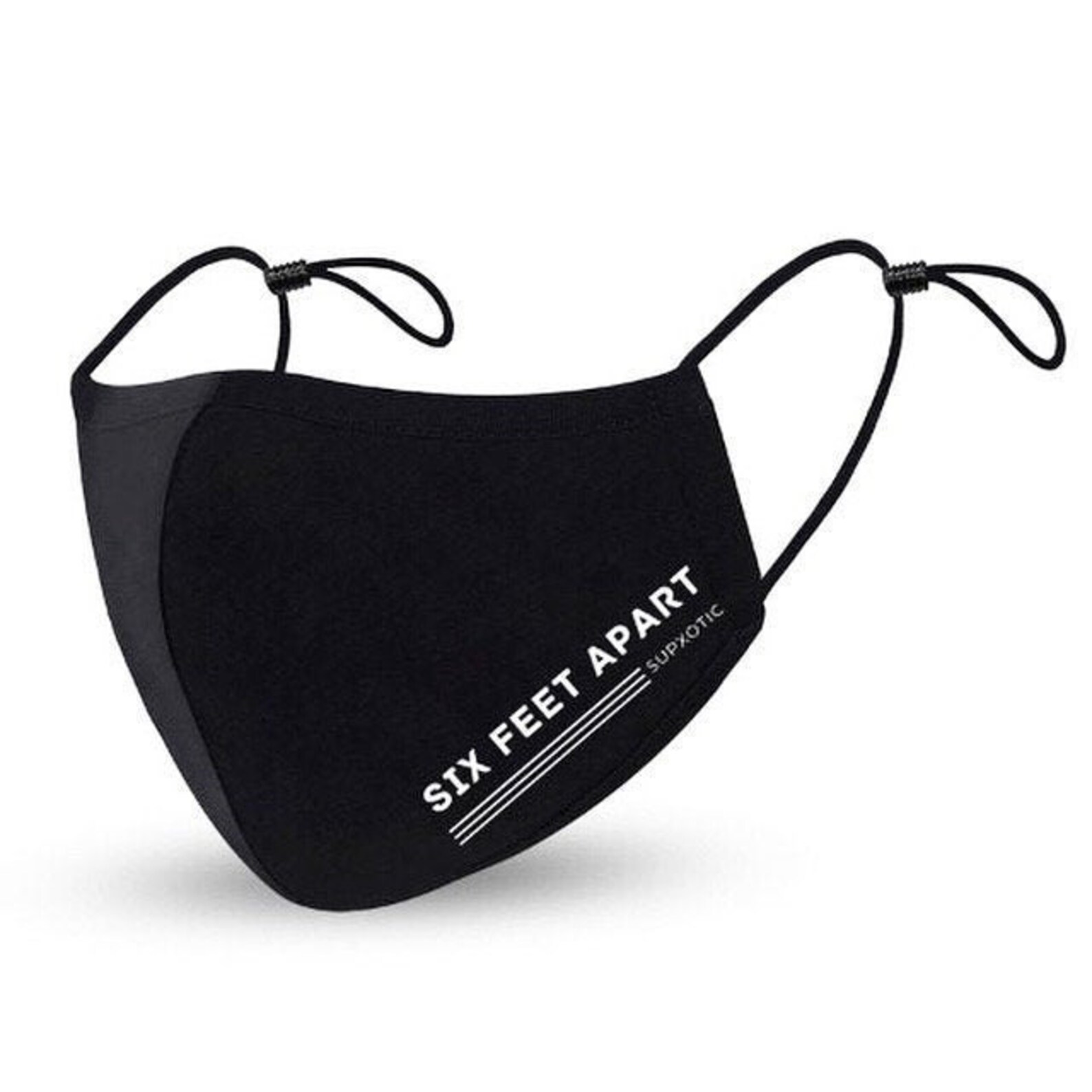 Six Feet Apart by Supxotic Face Mask Etsy