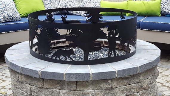Nature Lovers Fire Pit Ring 30 Diameter Etsy