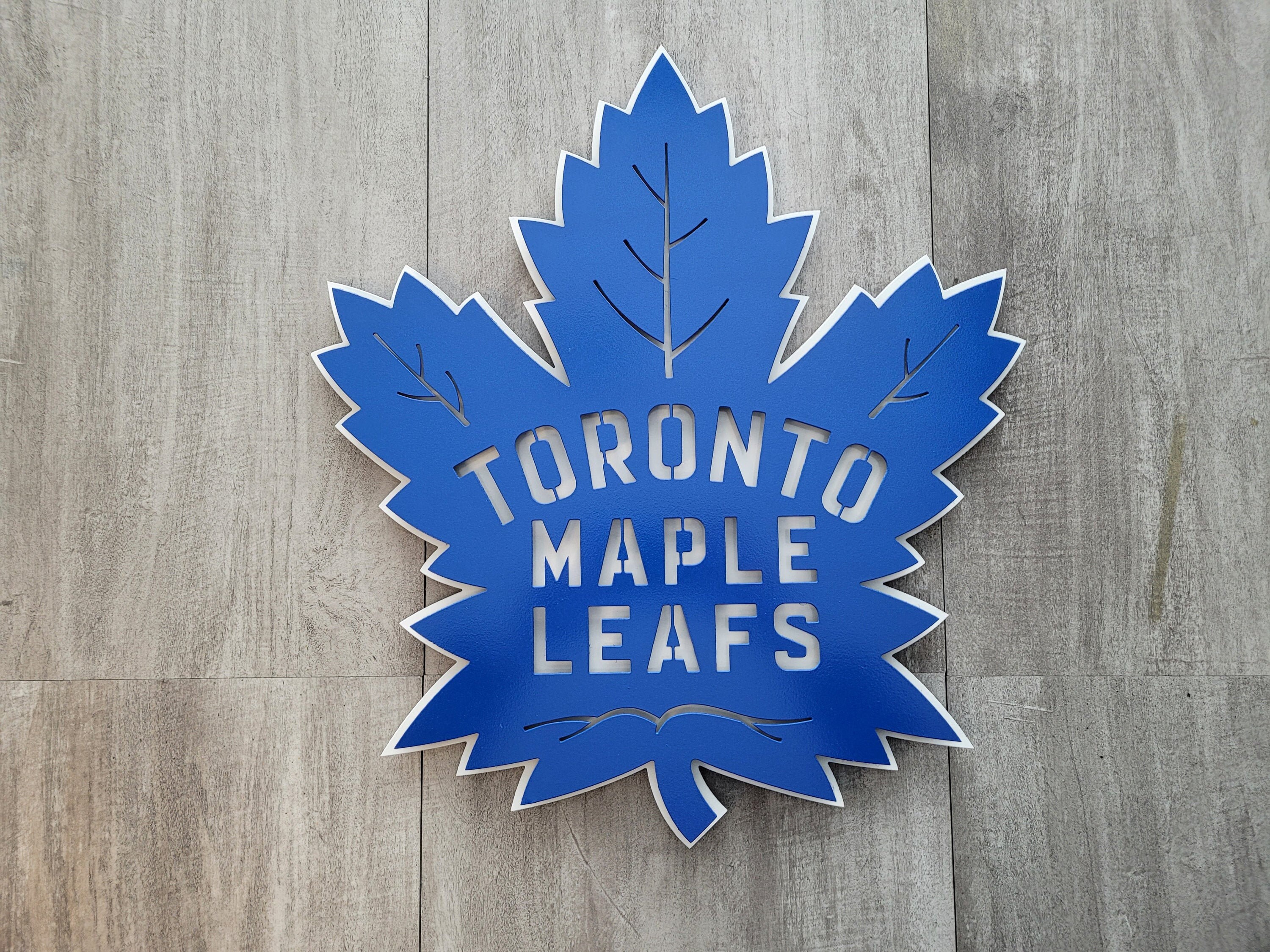 Toronto Maple Leafs Metal Sign Wall Decor Gift for hockey Etsy