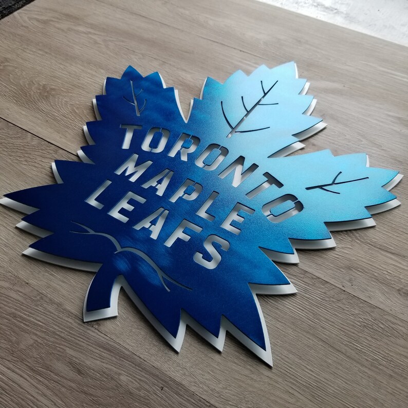 Toronto Maple Leafs Metal Sign Wall Decor Gift for hockey | Etsy