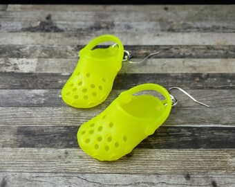 croc shoe earrings