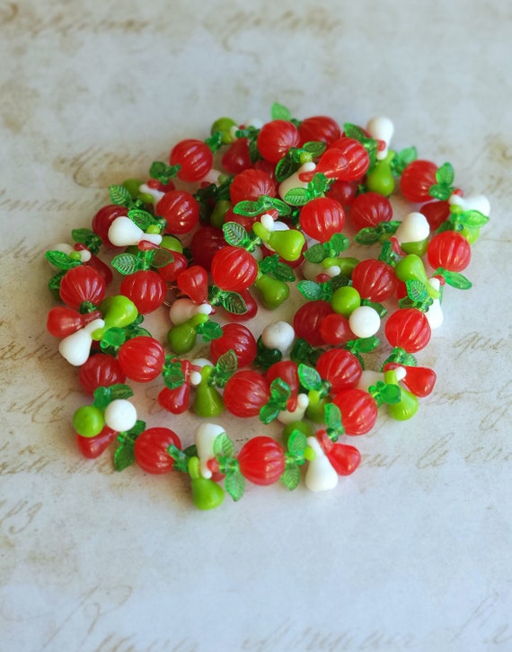 Vintage Plastic Fruit Salad Necklace