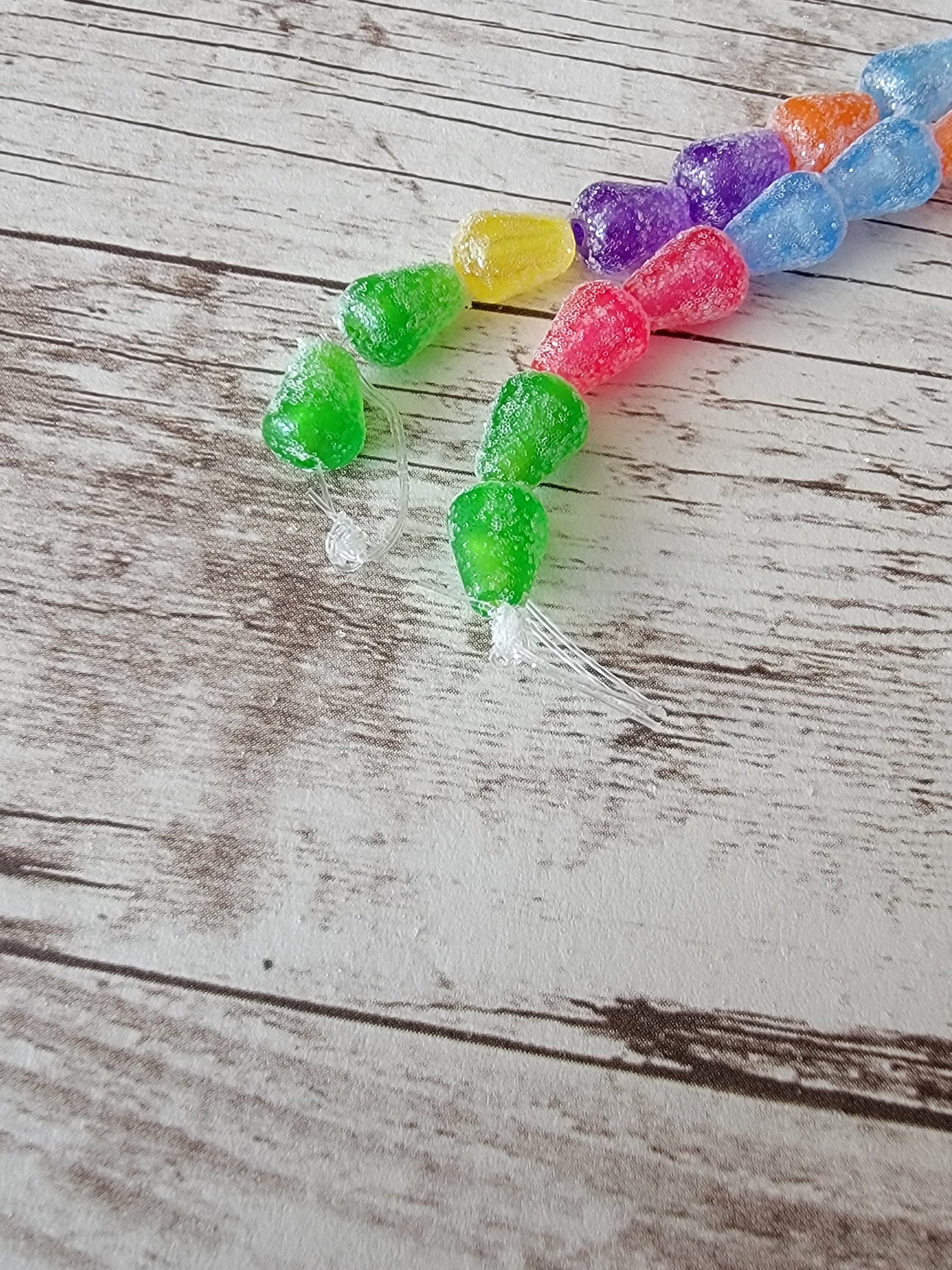 Mini Sugared Gumdrop Garland 6ft