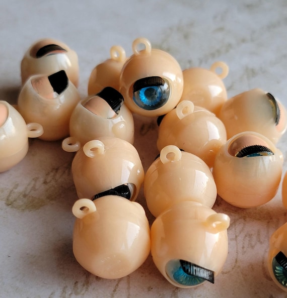8 Yeux De Poupée En Plastique - Globes Oculaires Décoratifs Pour Halloween