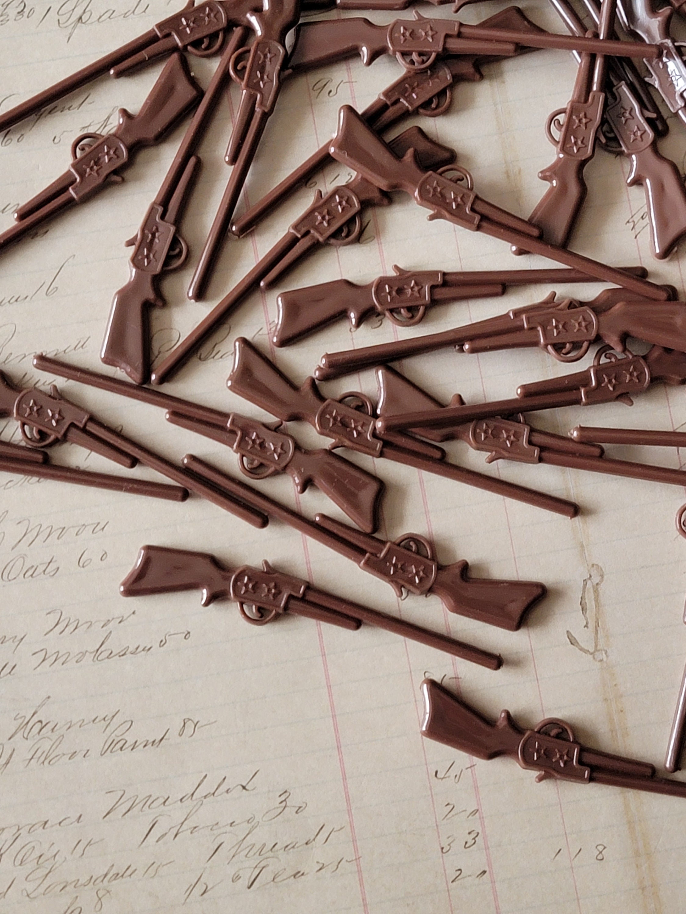 8 Vintage Miniature Plastic Rifles (8pcs) Mini Cowboy Guns Tiny Toy ...