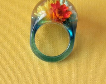 Vintage Floral Lucite ヴィンテージルーサイトリングケース Amazon | 1950 ヴィンテージスタイル 