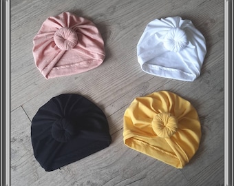 Baby girl buns turban from birth to adult