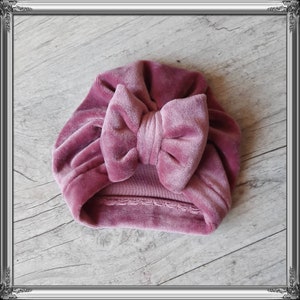 Turban bébé ultra chaud ultra doux noeud ou buns de la naissance à adulte image 10