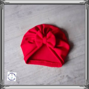 Turban bébé ultra chaud ultra doux noeud ou buns de la naissance à adulte image 7