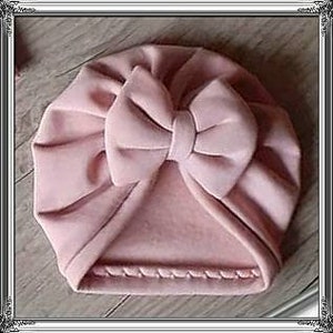 Turban bébé ultra chaud ultra doux noeud ou buns de la naissance à adulte image 3