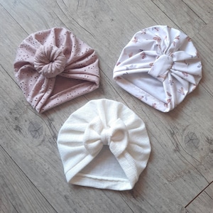 Turban hat spring/summer baby girl knot, buns or simple from birth to adult