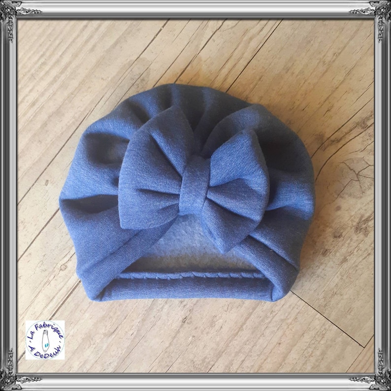 Turban bébé ultra chaud ultra doux noeud ou buns de la naissance à adulte image 6