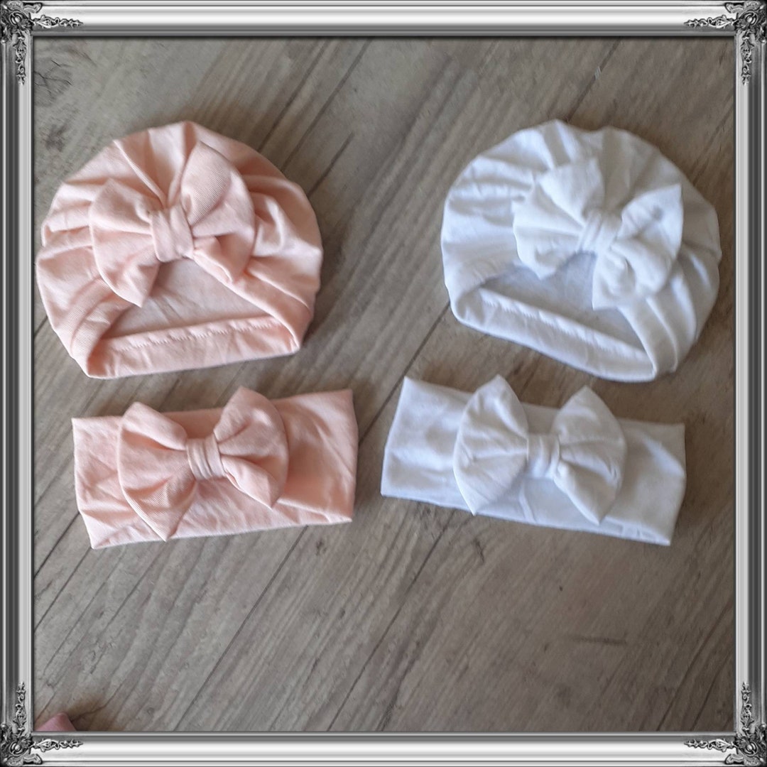 Buy Lot: Baby Turban and Matching Headband for Girls Online in