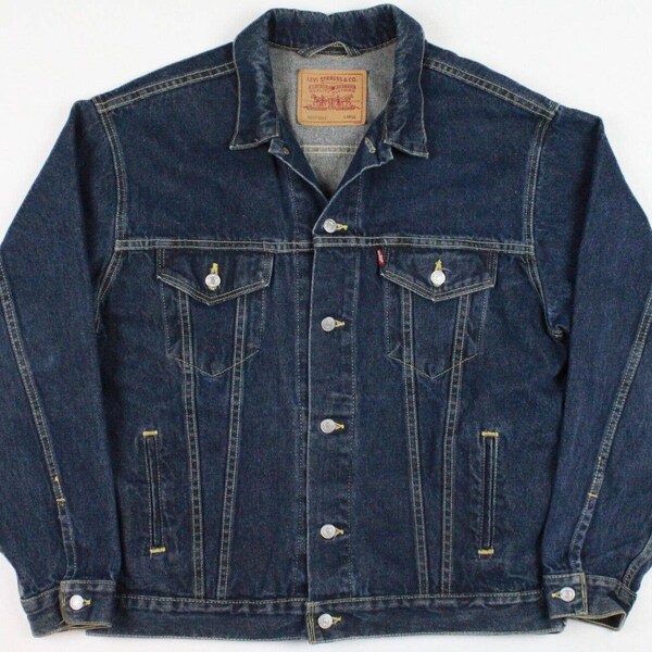 Mens Levis Denim Jacket Etsy