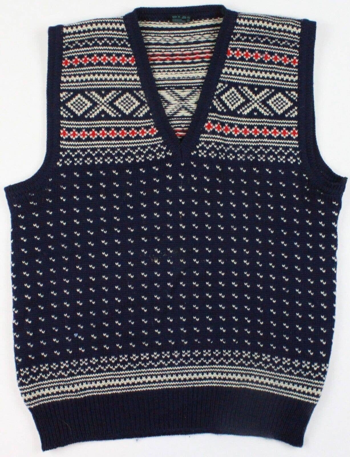 Fair Isle Sweater Vest - Etsy