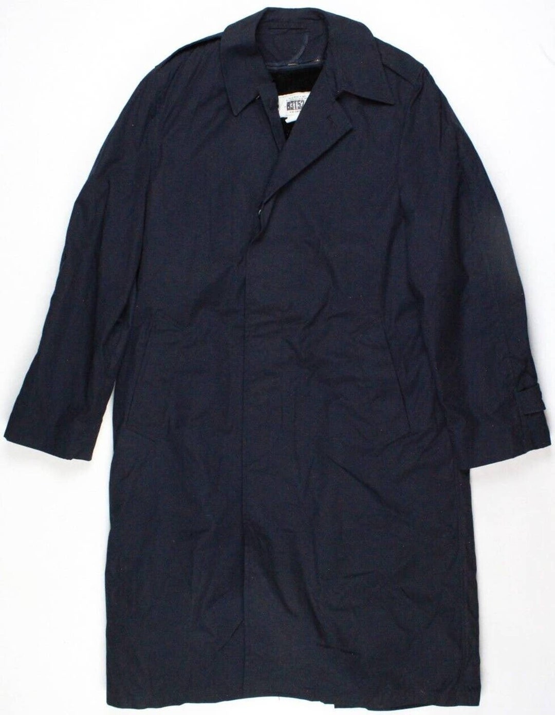 Vintage 80's 1982 USAF All Weather Poplin Overcoat With - Etsy