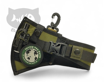 Protective axe blade cover with extended retention system. (Custom order for Bruce)