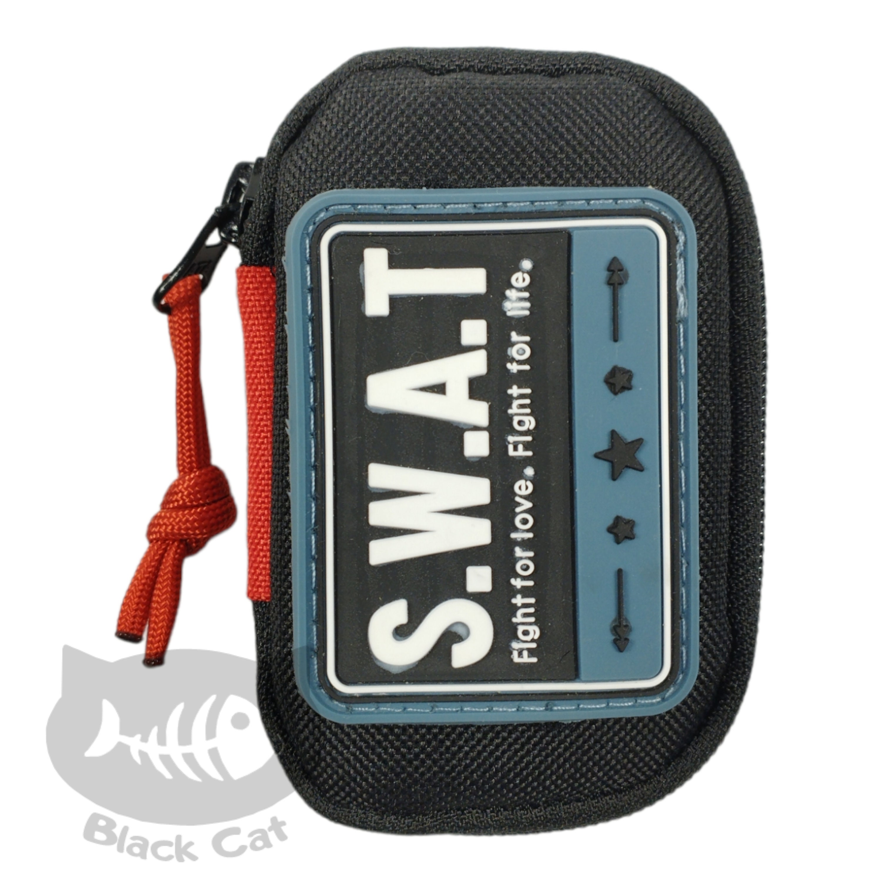 EDC pouch, wallet, key holder, case for mini multitool, flashlight, mini folding knife.