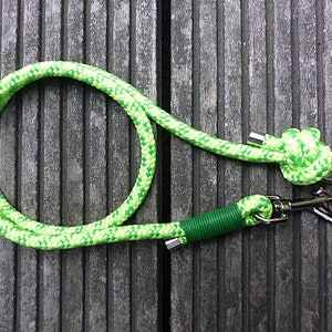 1 m dog leash guide for dog sport without hand strap with leather takelung