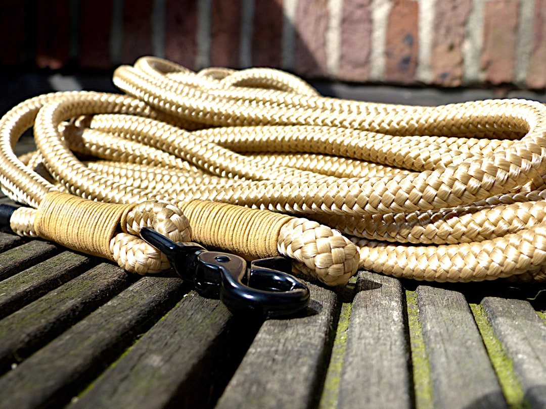 Dragline Rope Made of Climbing Rope PPM With Leather Rigging Long Leash