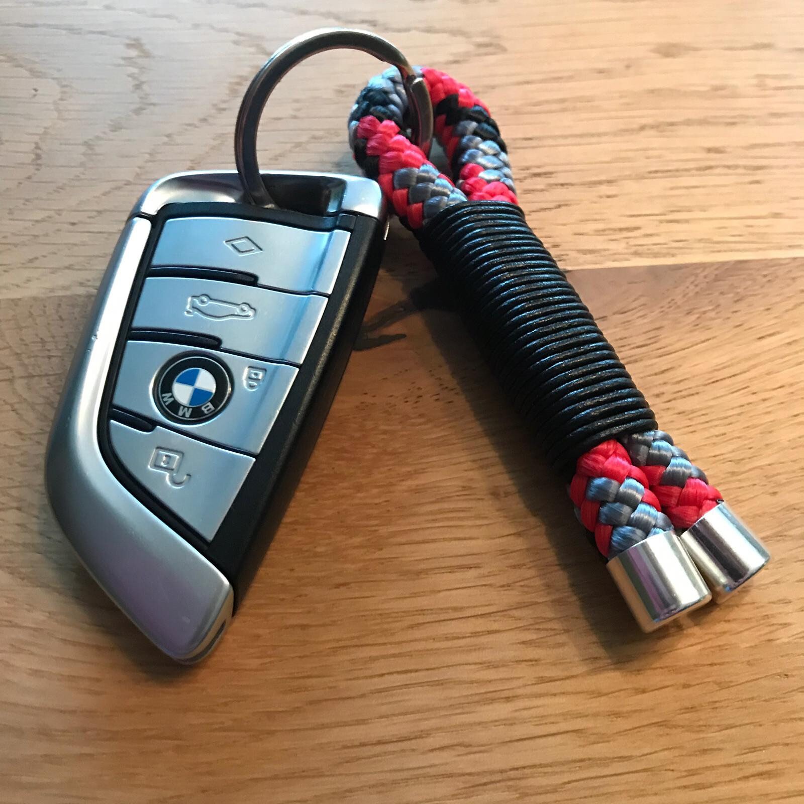 Tube Keyring With Leather Takage Etsy Norway