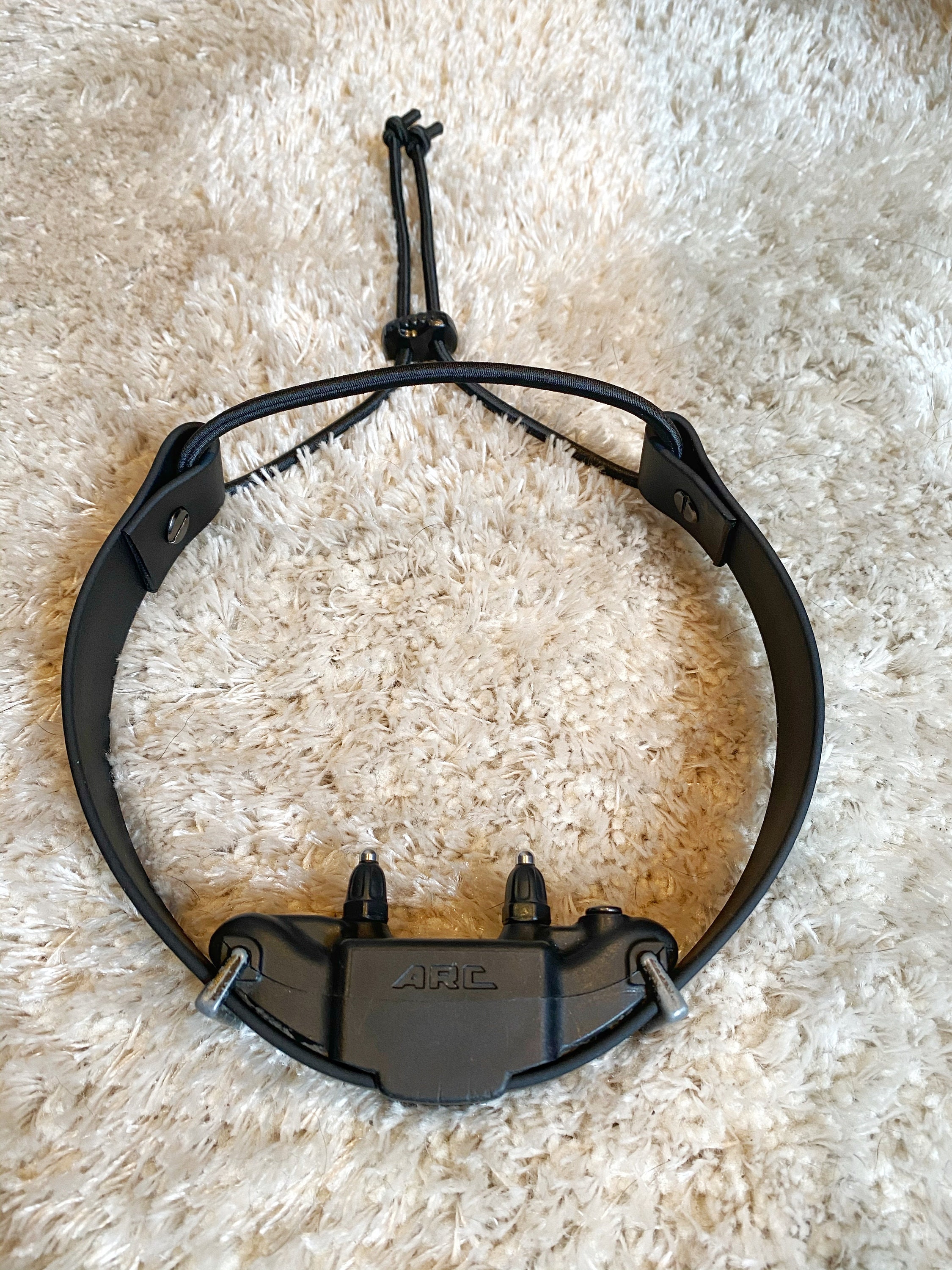 Schlupf- Markenband Schwarz 25cm Kopfumfang