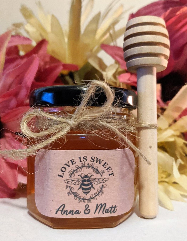 Honey Wedding Favors - Personalized Honey Party Favor