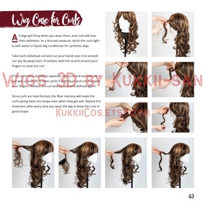Wigs 3D by Kukkii-san: Tutorial E-Book Cosplay Wig Styling Beginners and Intermediate image 7