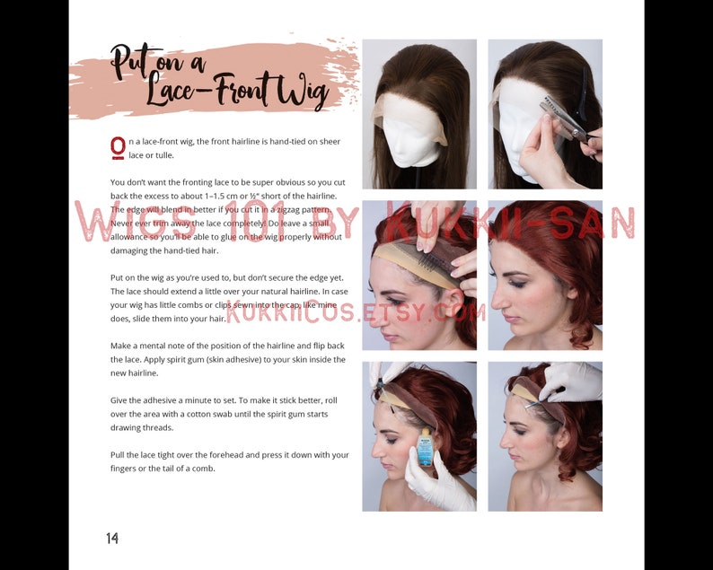 Wigs 101 by Kukkii-san English Tutorial E-Book Cosplay Wig Styling for Beginners image 3