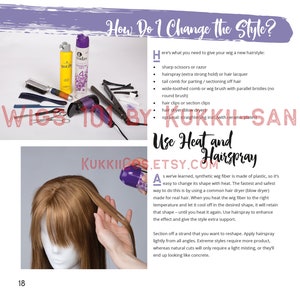 Wigs 101 by Kukkii-san English Tutorial E-Book Cosplay Wig Styling for Beginners image 4